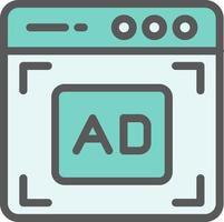 Ad Vector Icon Design