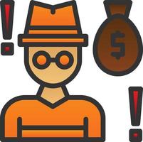 Robbery Vector Icon Design