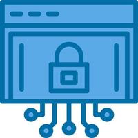 Internet Security Vector Icon Design