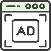Ad Vector Icon Design