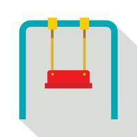 Swing icon, flat style vector