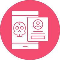 Account Hacked Vector Icon Design