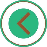 Chevron Circle Left Vector Icon Design