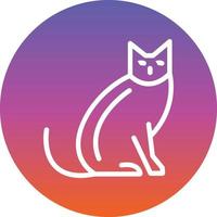 diseño de icono de vector de gato