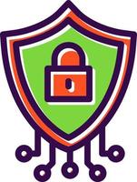 Cyber Security Vector Icon Design