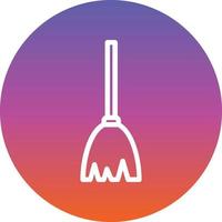 Broom Vector Icon Design