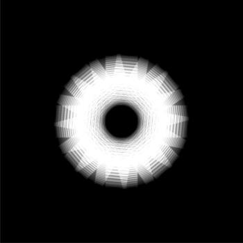 Circle Shape made from Lines Composition for Decoration, Ornate, Motifs Pattern or Graphic Design Element. Vector Illustration