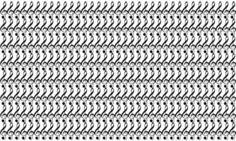 Motifs Pattern Inspired by Musical Note Icon Symbol for Decoration, Ornate, Background or Graphic Design Element. Vector Illustration