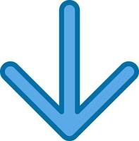 Arrow Down Vector Icon Design
