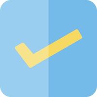 Check Square Vector Icon Design