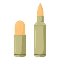 Cartridge icon, cartoon style vector