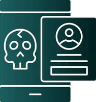 Account Hacked Vector Icon Design