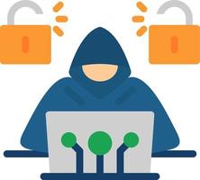 Cyber Attack Vector Icon Design