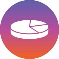 3D Pie Chart Vector Icon Design