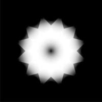 forma de círculo hecha de composición de líneas para decoración, ornamentación, patrón de motivos o elemento de diseño gráfico. ilustración vectorial vector