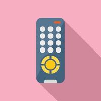 Remote control icon flat vector. Business center vector