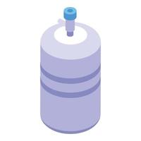 Tank osmosis system icon isometric vector. Water filter vector