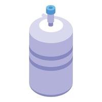 Tank osmosis system icon isometric vector. Water filter vector