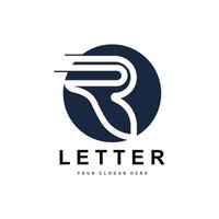 logotipo de letra r, símbolo de alfabeto vectorial, diseño de logotipos de marca con letra inicial vector