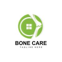 Bone Care Logo, Body Health Vector, Design For Bone Health, Pharmacy, Hospital, Health Product Brand vector