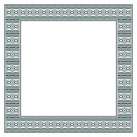 Vintage ornamental vector frame. Vector illustration template for design