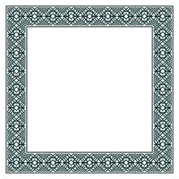 Vintage ornamental vector frame. Vector illustration template for design