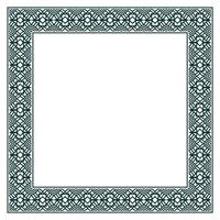 Vintage ornamental vector frame. Vector illustration template for design