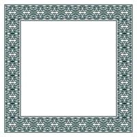 Vintage ornamental vector frame. Vector illustration template for design