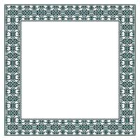 Vintage ornamental vector frame. Vector illustration template for design