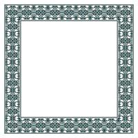 Vintage ornamental vector frame. Vector illustration template for design