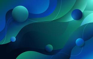 Blue and Green Abstract Background vector