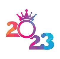 2023 Happy New Year logo design. 2023 number design template. Collection of 2023 Happy New Year symbols vector