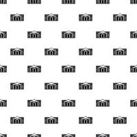 Bank pattern, simple style vector