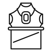 Ruby auction icon outline vector. Buy price vector