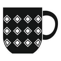 Cocoa mug icon simple vector. Hot mug vector