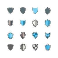 Shield icon vector design templates