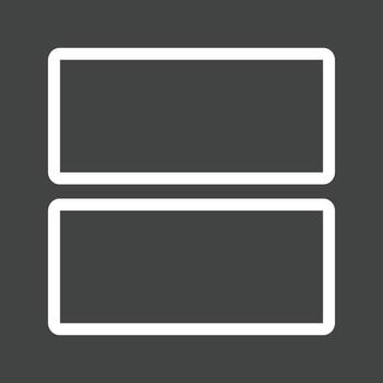 View Array Line Inverted Icon vector