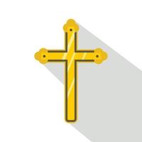 Holy cross icon , flat style vector