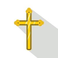 Holy cross icon , flat style vector