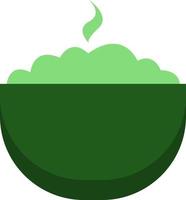 Vegetarian food puree, icon, vector on white background.