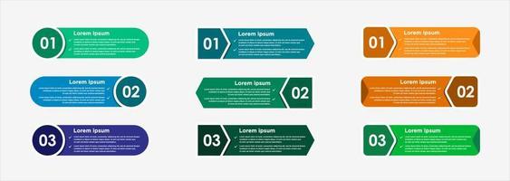 Infographic business banner template design vector