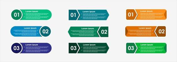 Infographic business banner template design vector