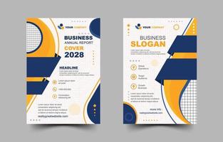 Business Report Cover Concept vector