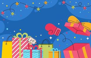 Boxing Day Background vector