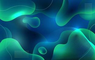 Blue and Green Abstract Background vector