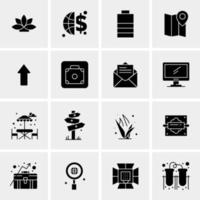 16 Business Universal Icons Vector Creative Icon Illustration to use in web and Mobile Related project