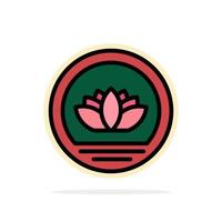 Bangladesh Bangladeshi Coin Coins Abstract Circle Background Flat color Icon vector