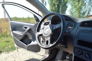 Salon of the car with an open door photo