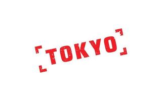 TOKYO JAPAN rubber stamp with grunge style on white background vector