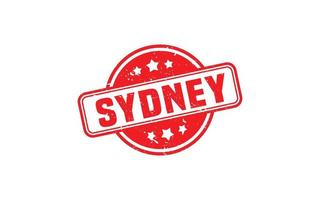 SYDNEY AUSTRALIA rubber stamp with grunge style on white background vector